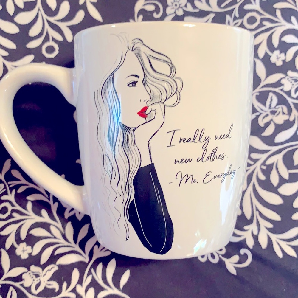 Black & White Design Coffee Cup